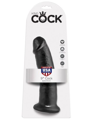 Dildo realistyczne czarne 23cm King Cock