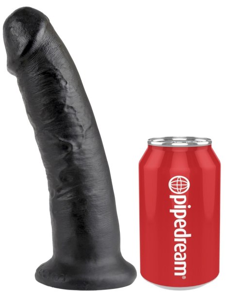 Dildo realistyczne czarne 23cm King Cock
