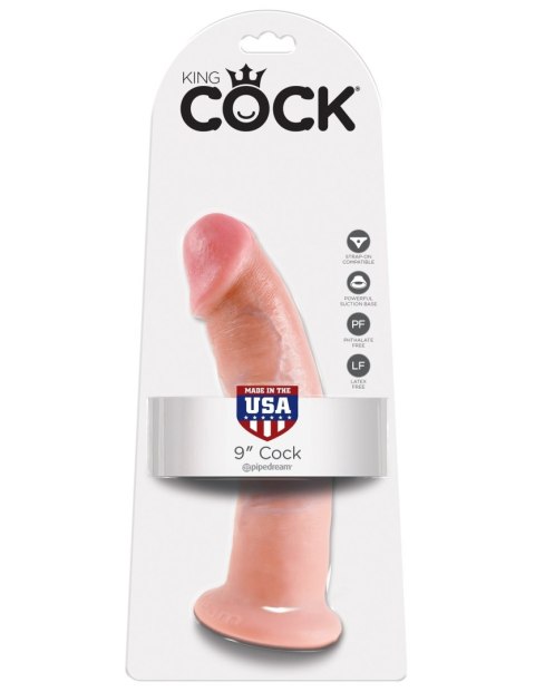 Dildo realistyczne cieliste 23cm King Cock