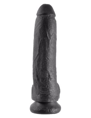 Dildo realistyczne czarne 23cm King Cock
