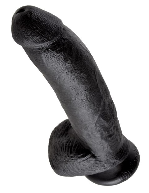 Dildo realistyczne czarne 23cm King Cock