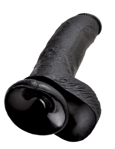 Dildo realistyczne czarne 23cm King Cock