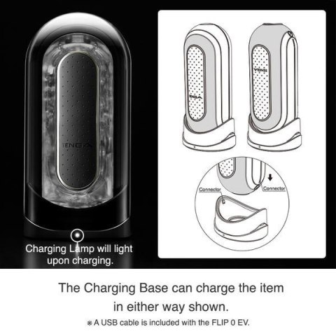 Masturbator Flip Zero Electronic Vibration Black Tenga