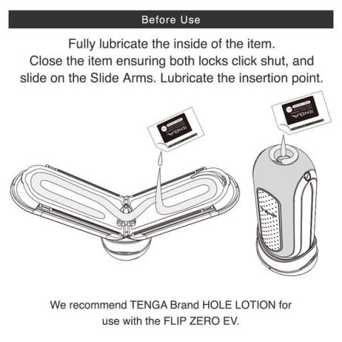 Masturbator Flip Zero Electronic Vibration Black Tenga