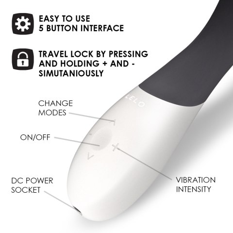 Wibrator Do Punktu G Mona Wave Black Lelo