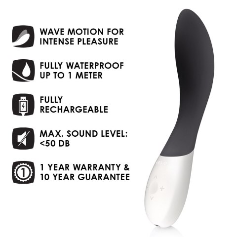 Wibrator Do Punktu G Mona Wave Black Lelo