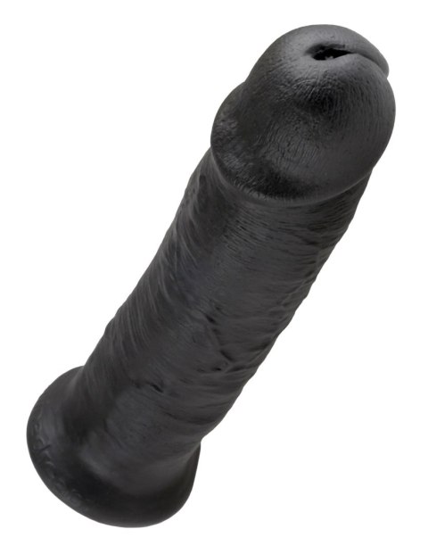 Dildo bez lateksu czarne 25cm King Cock