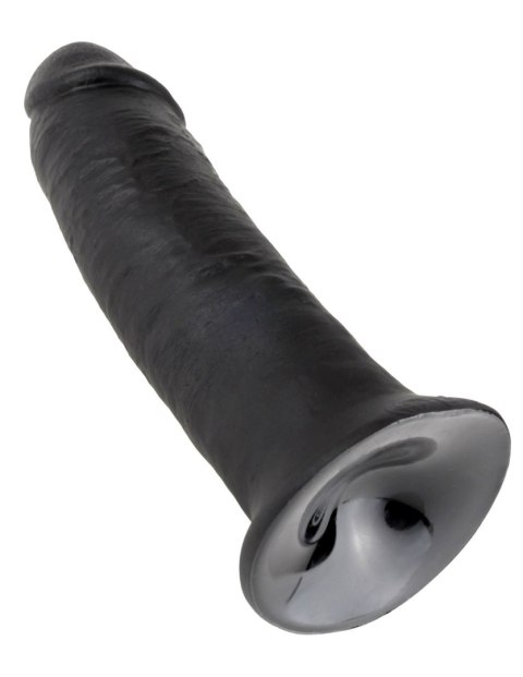Dildo bez lateksu czarne 25cm King Cock