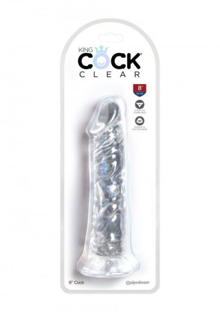 Dildo Realistyczne Półprzezroczyste 21,6 cm -King Cock