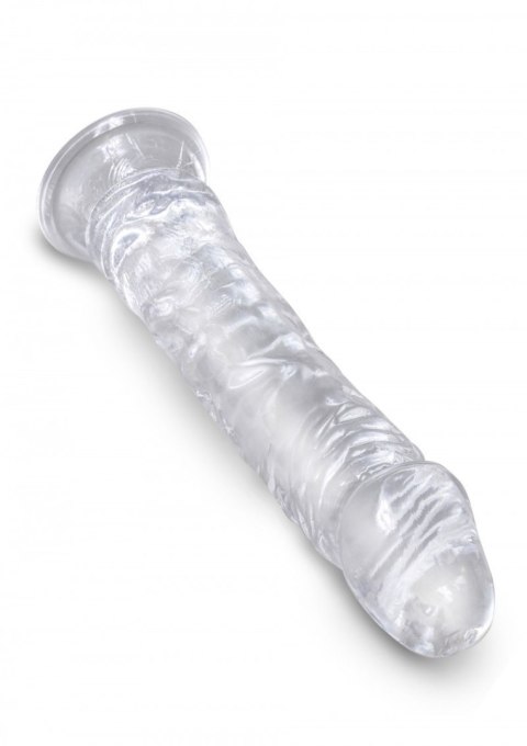 Dildo silikonowe przeźroczyste 21.6cm King Cock