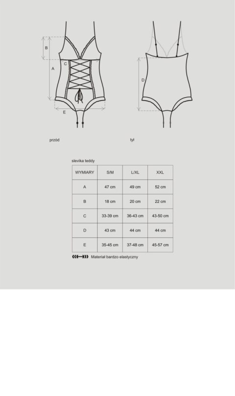 Body Slevika L/Xl Obsessive