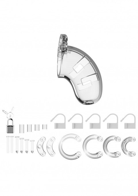 Chastity Model 01 Transparent Pas Cnoty Przeźroczysty Man Cage
