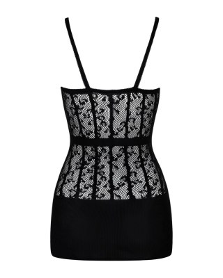 D605 Sukienka Czarna S/M/L Obsessive