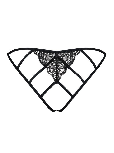 Miamor Figi Otwarte Czarne L/Xl Obsessive