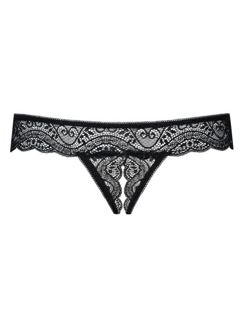 Miamor Stringi Otwarte Czarne S/M Obsessive