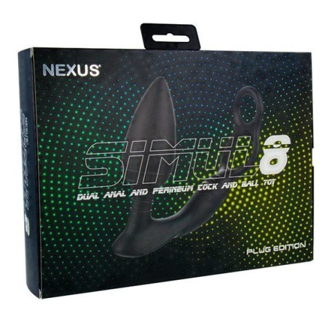 Simul8 Wibrujące Dildo Analne Z Pierścieniami Nexus