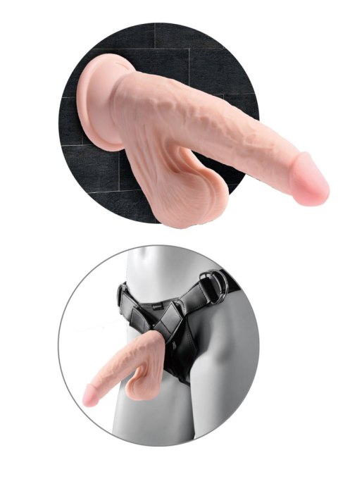 Dildo realistyczne cieliste 21.5cm King Cock