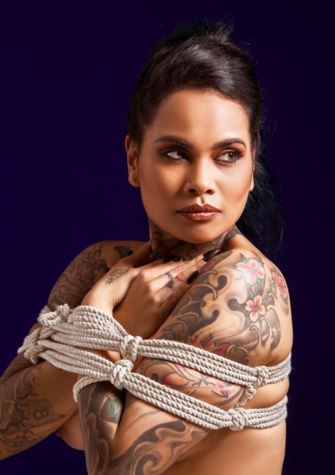 Konopna Lina Do Wiązania Hemp Rope 10 Meter 7 Mm Nude Taboom