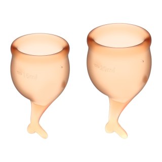 Kubeczki Menstruacyjne Feel Secure Menstrual Cup Set -Satisfyer