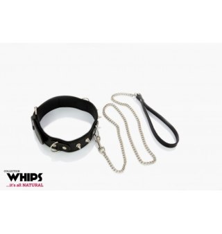 Obroża Niewolnika Ze Smyczą Whips