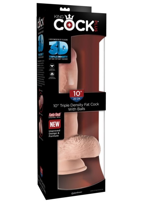 Dildo Realistyczne Z Przyssawką 25.40cm King Cock