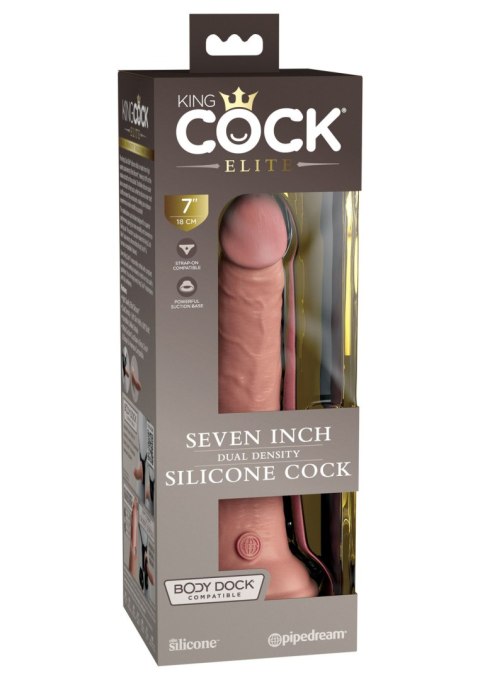 Dildo Silikonowe Naturalne 21cm King Cock
