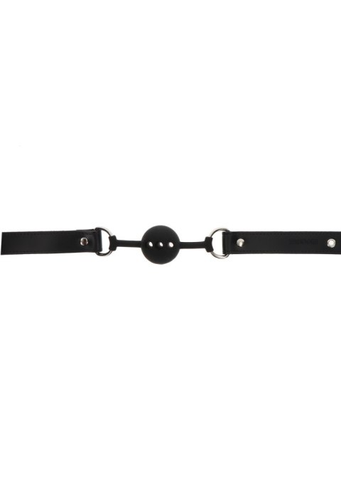 Knebel Czarny Silicone Ball Gag Taboom