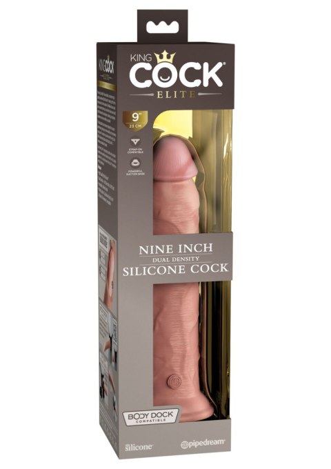 Dildo realistyczne naturalne 23cm King Cock Elite