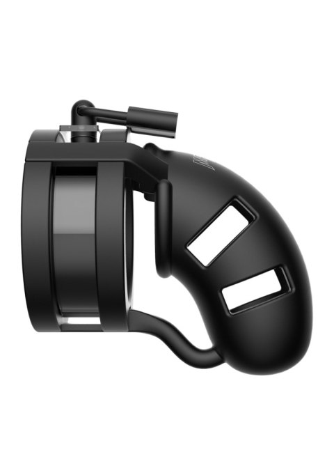Silikonowy Pas Cnoty Z Paskiem Rozdzielającym Jądra Chastity Model 18 Silicone Cage Ballsplitter Black ManCage