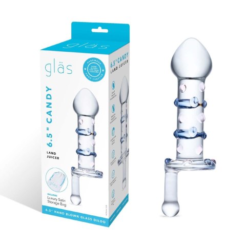 Szklany Korek Z Uchwytem Candy Land Juicer S Dildo Glas