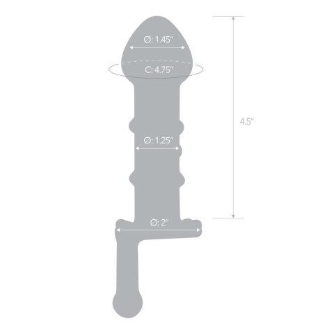 Szklany Korek Z Uchwytem Candy Land Juicer S Dildo Glas