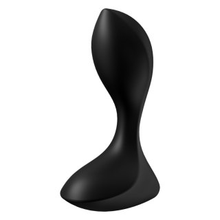 Korek Analny Wibrujący -Backdoor Lover-Black-Satisfyer