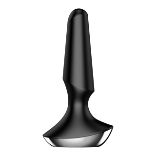 Korek Analny Plug-Ilicious 2 Black-Satisfyer