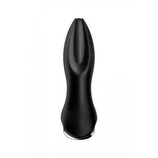 Korek Analny czarny Rotator Plug 2+ Satisfyer