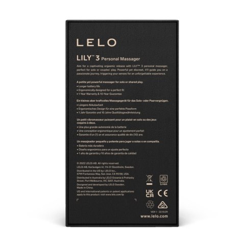 Masażer Łechtaczki Lily 3 Calm Lavender Lelo