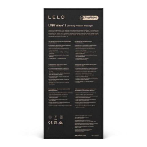 Masażer Prostaty Loki Wave 2 Base Blue Lelo