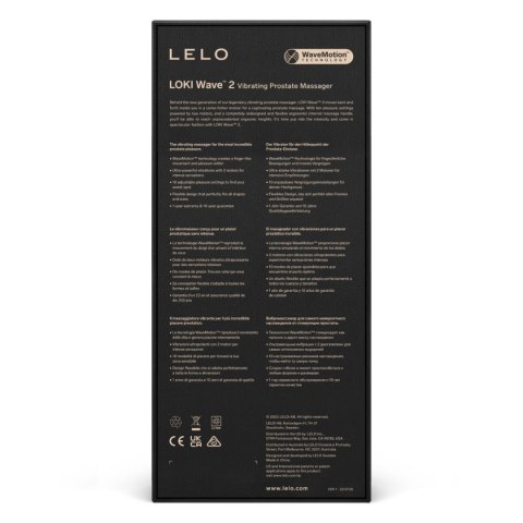 Masażer Prostaty Loki Wave 2 Violet Dust Lelo