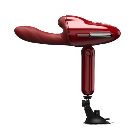 Maszyna automatyczna czarwona No.9 Handheld Vibrating And Rotating Set Red Qingnan