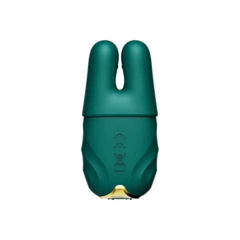 Wibrujące Klamerki Na Sutki Nave Turquoise Green Zalo