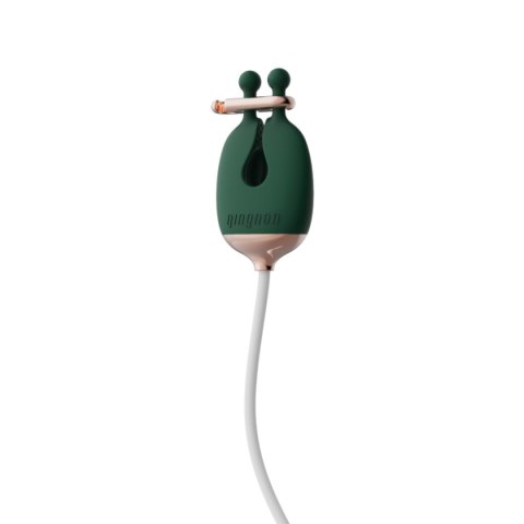 Zaciski No.2 Vibrating Nipple Clamps And Choker Set Green Qingnan