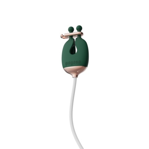 Zaciski No.2 Vibrating Nipple Clamps And Choker Set Green Qingnan