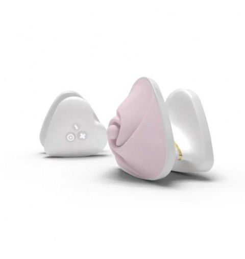 Masażer Nakładany W Kształcie Serca Wodoodporny Różowy – Mystim Heart’S Desire Lay-On Vibrator Rose