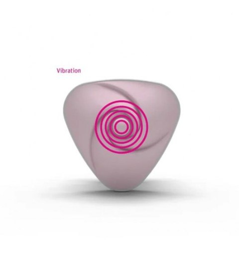 Masażer Nakładany W Kształcie Serca Wodoodporny Różowy – Mystim Heart’S Desire Lay-On Vibrator Rose