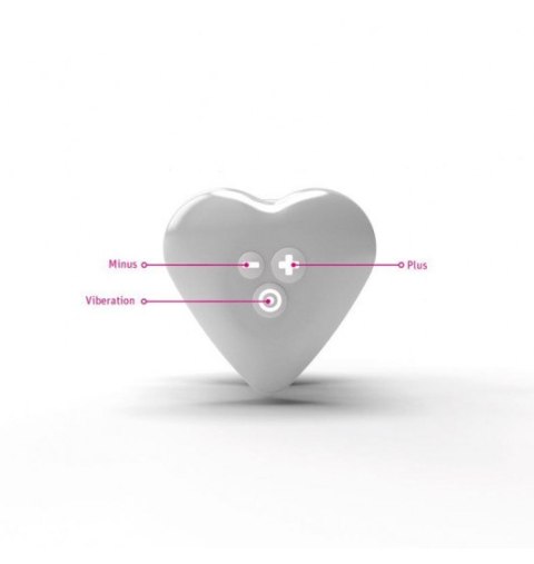 Masażer Nakładany W Kształcie Serca Wodoodporny Różowy – Mystim Heart’S Desire Lay-On Vibrator Rose