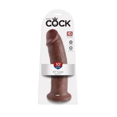 Dildo realistyczne karmelowe 25cm King Cock Pipedream