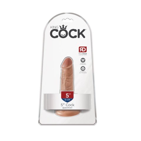 Dildo realistyczne naturalne 13cm King Cock Pipedream