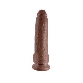 Dildo realistyczne brązowe 23cm Pipedream