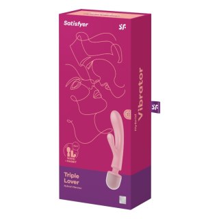 Dwustronny Wibrator-Triple Lover Pink-Satisfyer