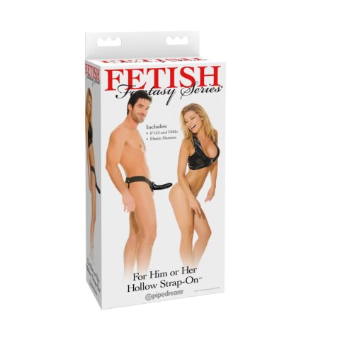 Fetish Fantasy Series For Him Or Her Hollow Strap-On Black Pipedream