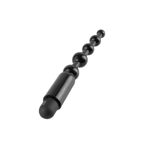 Koraliki Analne czarne Auto-Throb Inflatable Vibrating Plug Pipedream